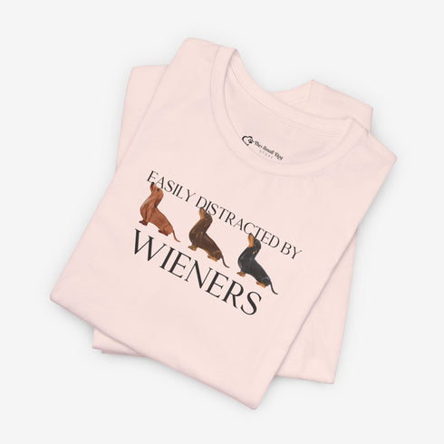 Funny Dachshund T- Shirt for Women - Wiener Dog Tee for Women