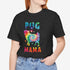 Pug Mom T-Shirt - Retro Tie Dye Pug Shirt for Women