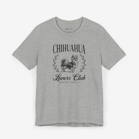 Longhaired Chihuahua Shirt for Women - Chihuahua Lovers Club Tee