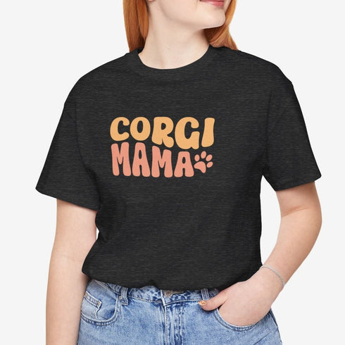 Corgi Mom T- Shirt - Corgi Tee for Women