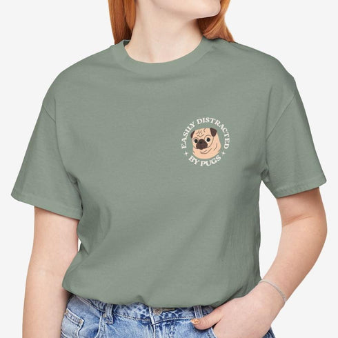 Pug Funny T- Shirt for Women - Pug Tee for Women