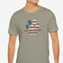 American Flag Dog Dad T Shirt - Dog Dad Gift