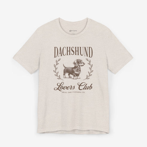 Wirehaired Dachshund Tee for Women - Dachshund Lovers Club Shirt