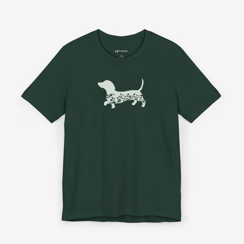 Dachshund Shirt for Women - Floral Dachshund Tee