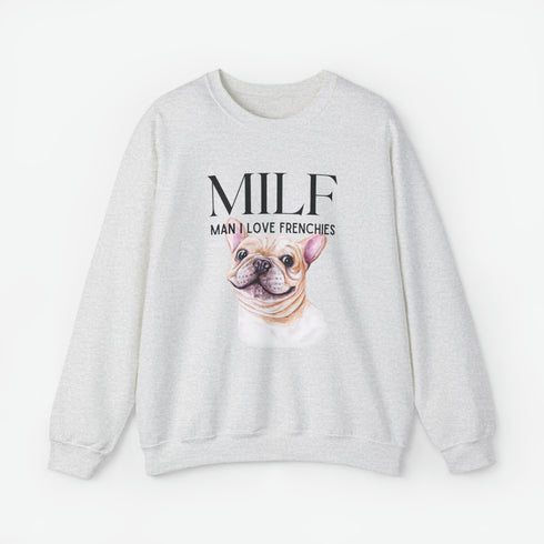 French Bulldog Sweatshirt for Women - Funny Frenchie Mom Sweatshirt