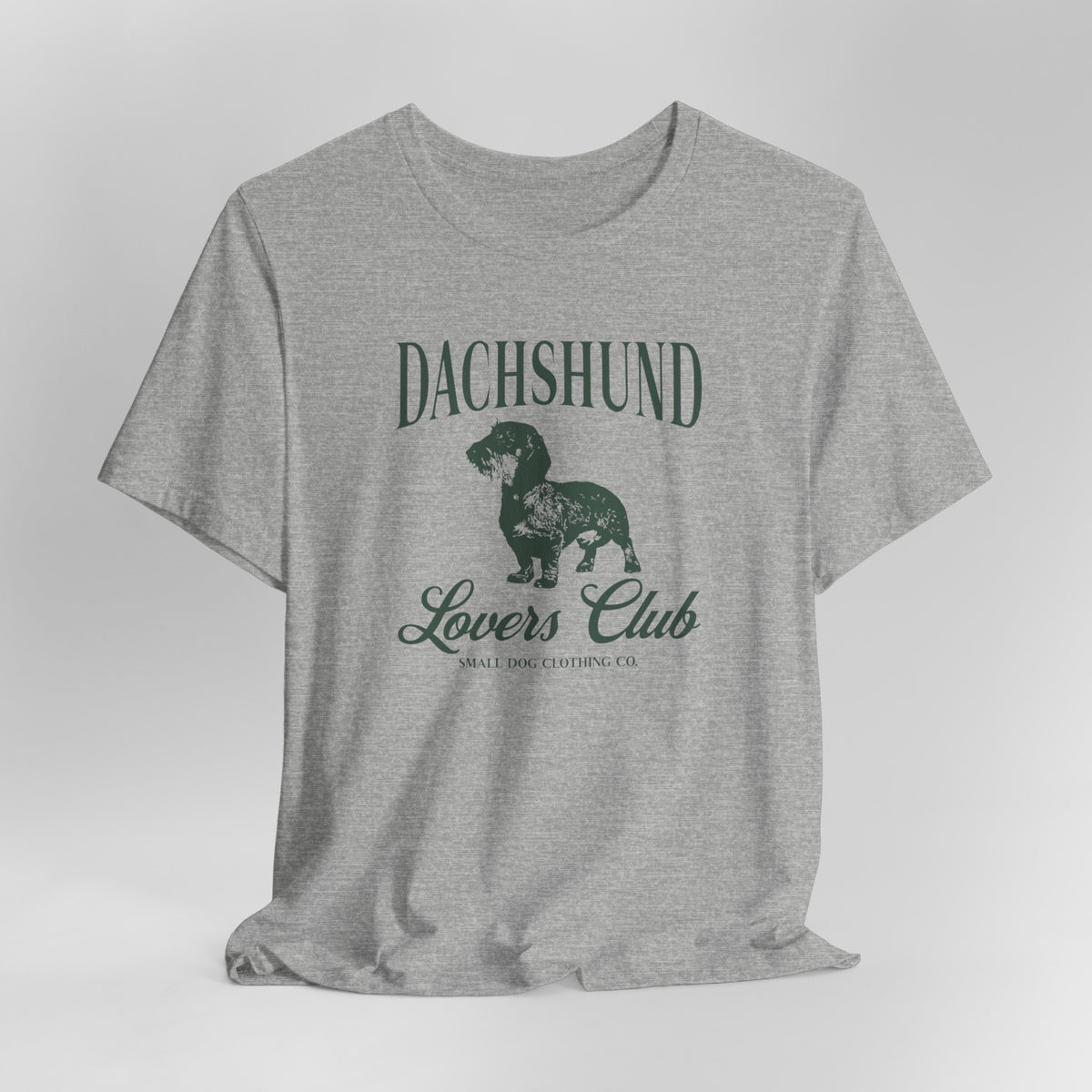 KatieJ Dachshund White Graphic Tee