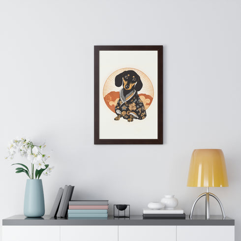 Dachshund Framed Poster - Dachshund Wall Art