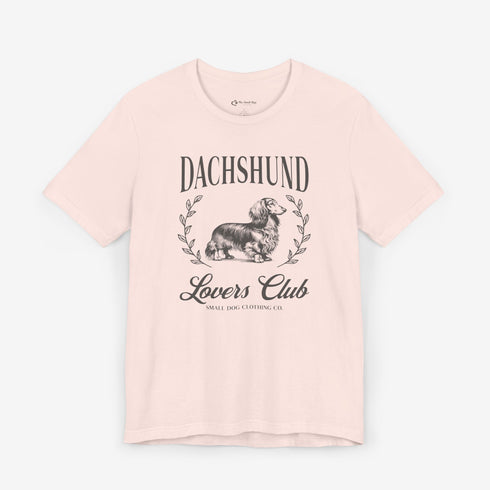 Longhaired Dachshund Tee for Women - Dachshund Lovers Club Shirt