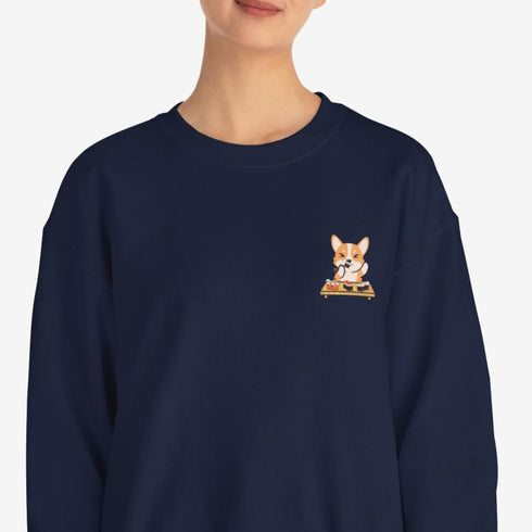 Corgi Sweatshirt for Women - Cute Kawaii Corgi Sweatshirt