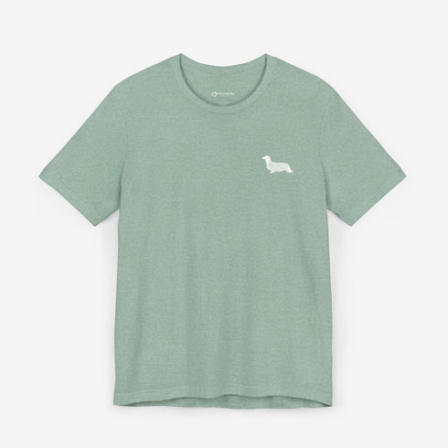 Longhaired Dachshund Mandala Tee - Dachshund Shirt for Women