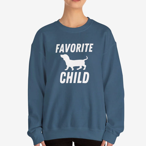 Dachshund Sweatshirt - Favorite Child - Funny Dachshund Sweatshirt