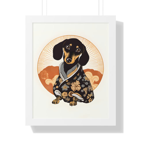 Dachshund Framed Poster - Dachshund Wall Art