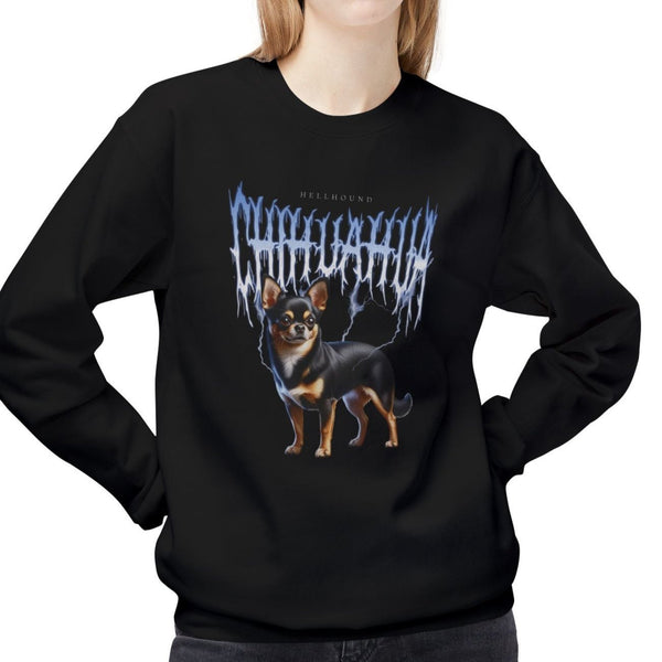 Metal Chihuahua Sweatshirt for Women - Funny Chihuahua Sweatshirt