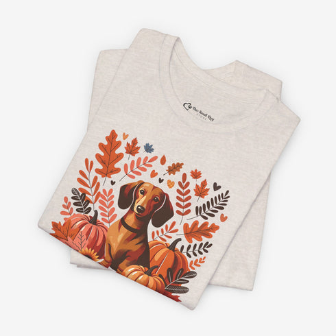 Dachshund Fall Shirt for Women - Dachshund Autumn Tee