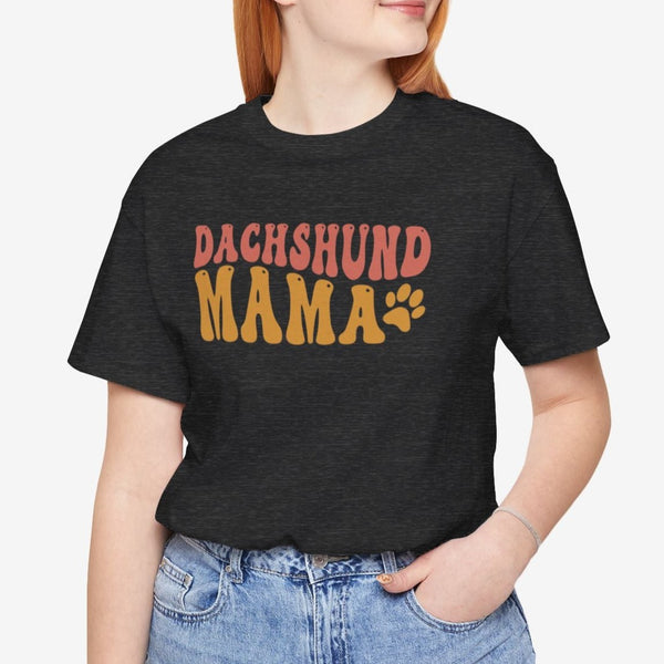 Dachshund Shirt - Retro Dachshund Mom Shirt - Dachshund Gift for Women