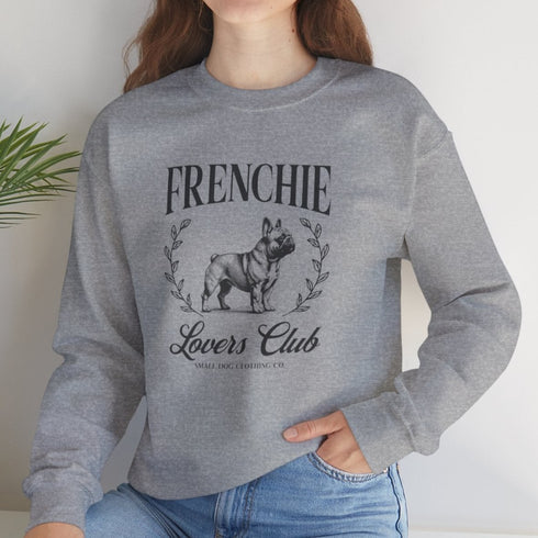 French Bulldog Sweatshirt for Women - Frenchie Lovers Club Sweatshirt