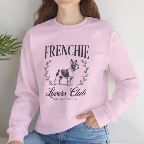 French Bulldog Sweatshirt for Women - Frenchie Lovers Club Sweatshirt