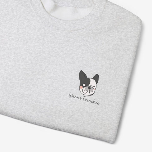French Bulldog Sweatshirt for Women - Cute Frenchie Sweatshirt