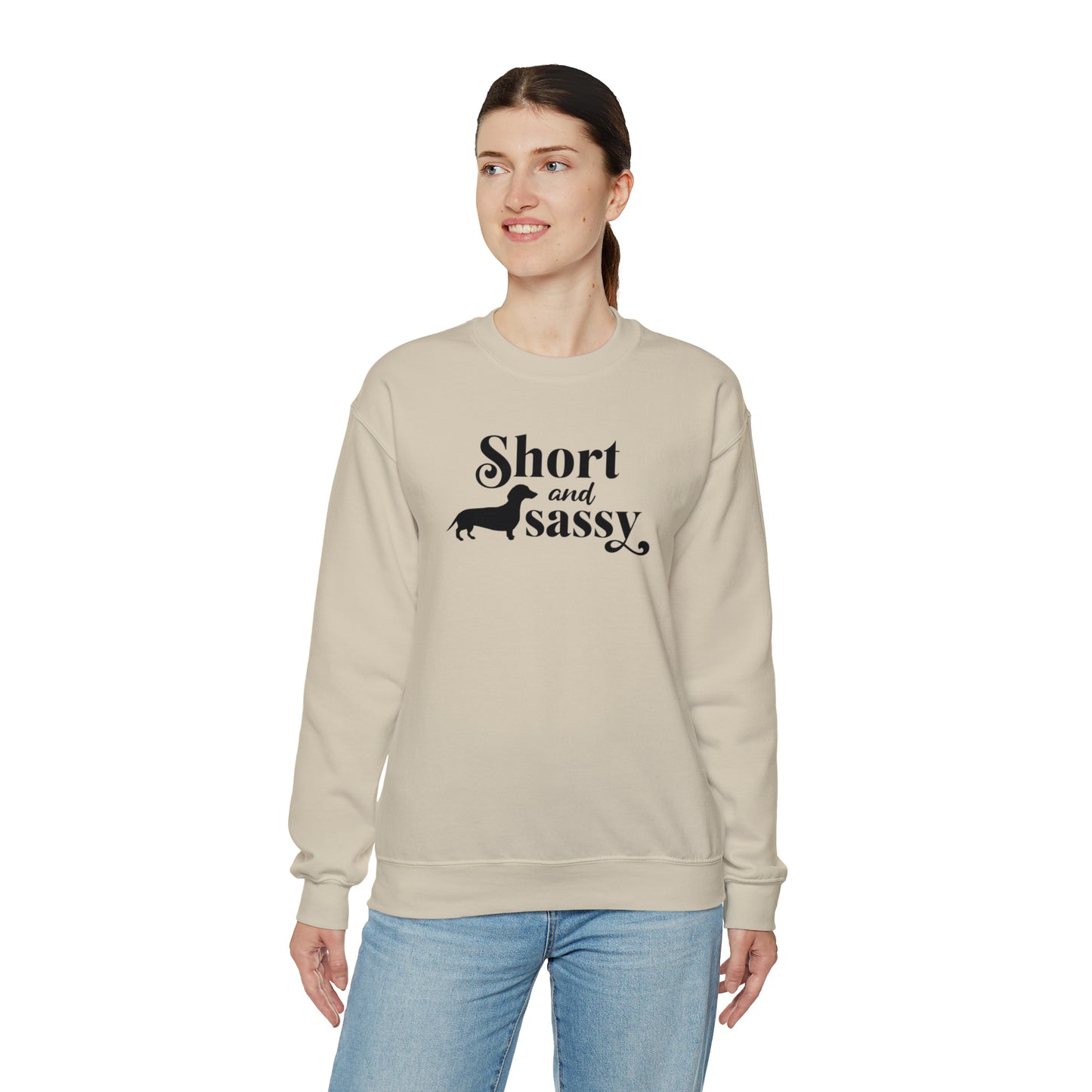 Dachshund Sweatshirt - Short And Sassy - Dachshund Gift