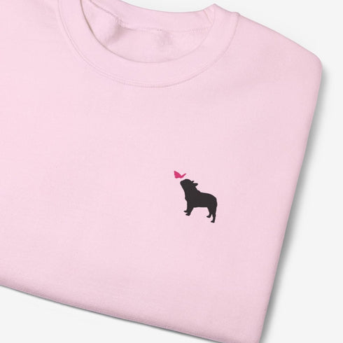 French Bulldog Sweatshirt for Women - Cute Frenchie Crew Sweatshirt