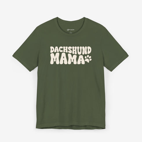 Dachshund Mama Retro Shirt - Dachshund Mom T-Shirt
