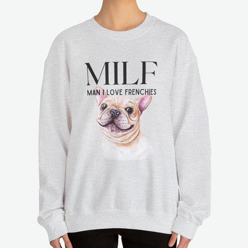 French Bulldog Sweatshirt for Women - Funny Frenchie Mom Sweatshirt