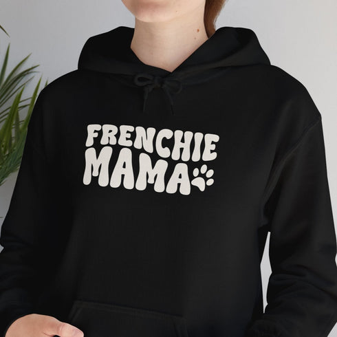 Frenchie Mom Hoodie for Women - Retro French Bulldog Hoodie