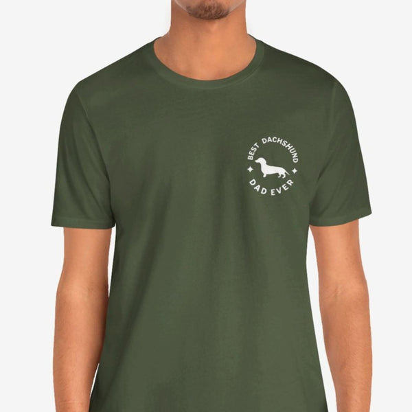 Dachshund Dad Shirt - Best Dachshund Dad Ever - Dachshund Shirt for Men