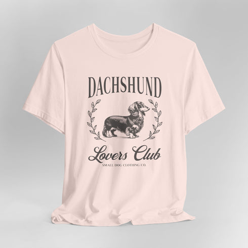 Longhaired Dachshund Shirt for Women - Dachshund Lovers Club Tee