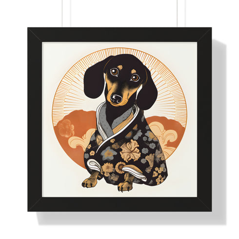 Dachshund Framed Poster - Dachshund Wall Art