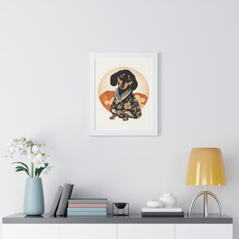 Dachshund Framed Poster - Dachshund Wall Art