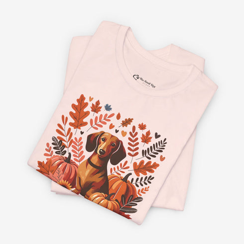 Dachshund Fall Shirt for Women - Dachshund Autumn Tee