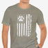 American Flag Dog Dad Tee - Dog Dad Gift