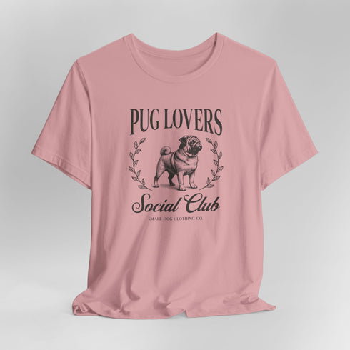 Pug Shirt for Women - Pug Lovers Club Tee