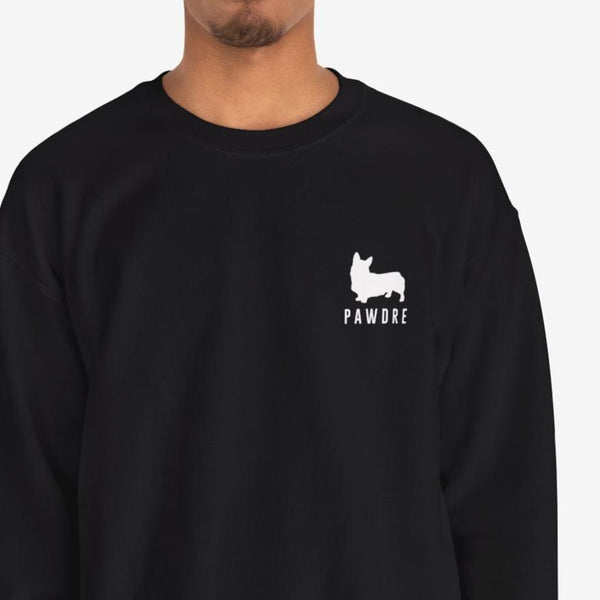 Funny Corgi Sweatshirt for Men - Corgi Dad Crew Sweatshirt
