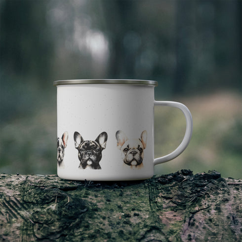 Enamel French Bulldog Mug - French Bulldog Home Decor