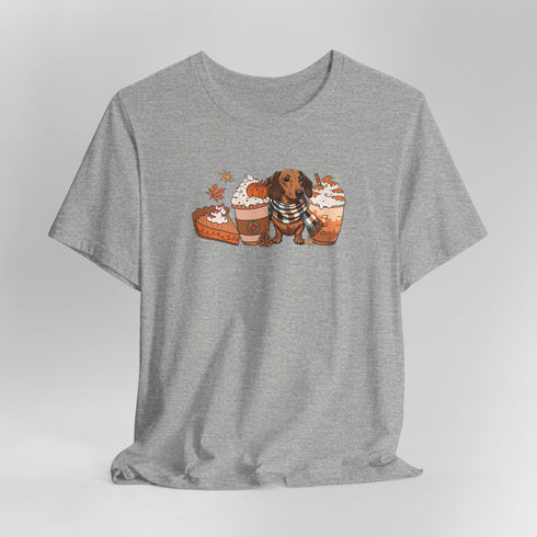 Dachshund Fall Tee - Dachshund Shirt for Women