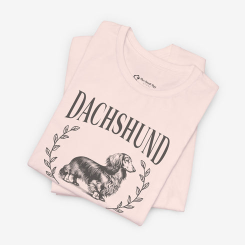 Longhaired Dachshund Tee for Women - Dachshund Lovers Club Shirt