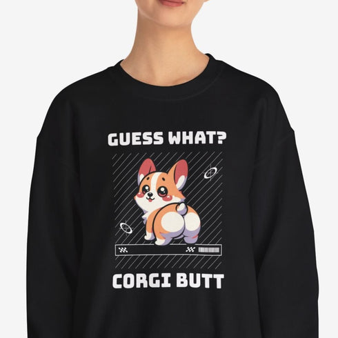 Funny Corgi Sweatshirt for Women - Corgi Crew Sweatshirt