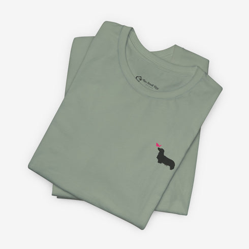 Longhaired Dachshund T- Shirt for Women