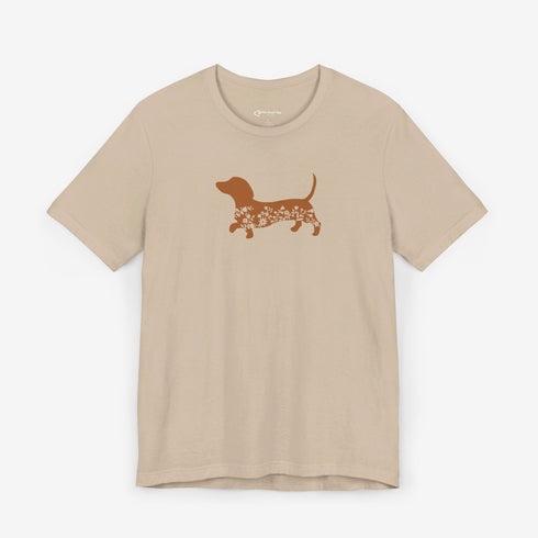 Dachshund Shirt for Women - Floral Dachshund Tee