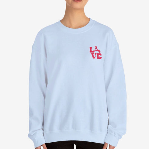 Dachshund Sweatshirt for Women - Dachshund Love Sweatshirt