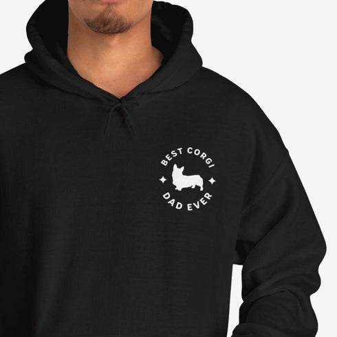 Corgi Men's Hoodie - Funny Corgi Dad Hoodie for Men