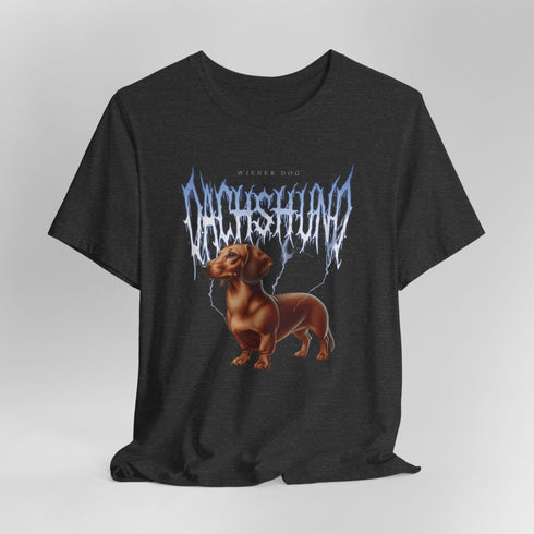 Dachshund Metal T- Shirt - Dachshund Tee for Women - Dachshund Mom Shirt