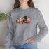 Dachshund Autumn Sweatshirt for Women - Crew Sweatshirt