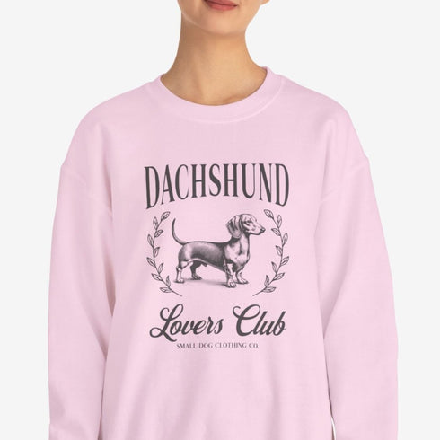 Dachshund Lovers Club Sweatshirt for Women - Crew Sweatshirt