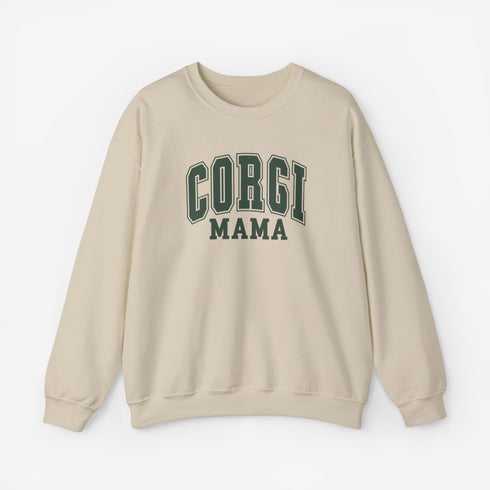 Corgi Sweatshirt for Women - Corgi Mom Crew Sweatshirt
