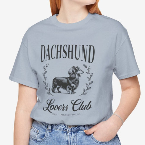 Longhaired Dachshund Shirt for Women - Dachshund Lovers Club Tee