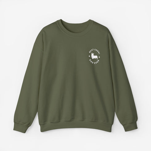 Corgi Sweatshirt for Men - Corgi Dad Sweatshirt for Men
