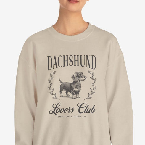Wirehaired Dachshund Sweatshirt for Women - Crew Sweatshirt
